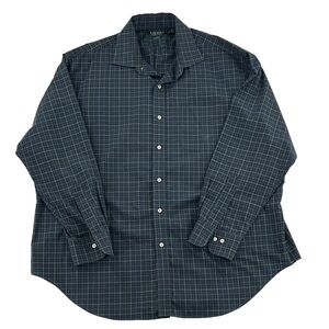 Ralph Lauren men's classic fit plaid button up shirt heritage holidays